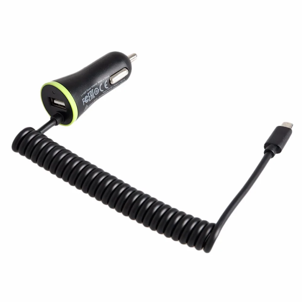 DC Led Автомобильный адаптер+ Micro USB Гибкий зарядный кабель для htc LG G 2 3 4 Nexus 5 6 V10 новое поступление