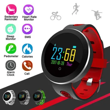 

Smart Watches Waterproof Q8 Bluetooth Heart Rate Monitor Sport Bracelet Reloj Inteligente Smartwatch Hombre Mujer 18Sep13