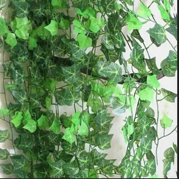 25m Luyue Artificial Ivy Leaf Garland Plants Vine Fake Foliage Flowers Home decor