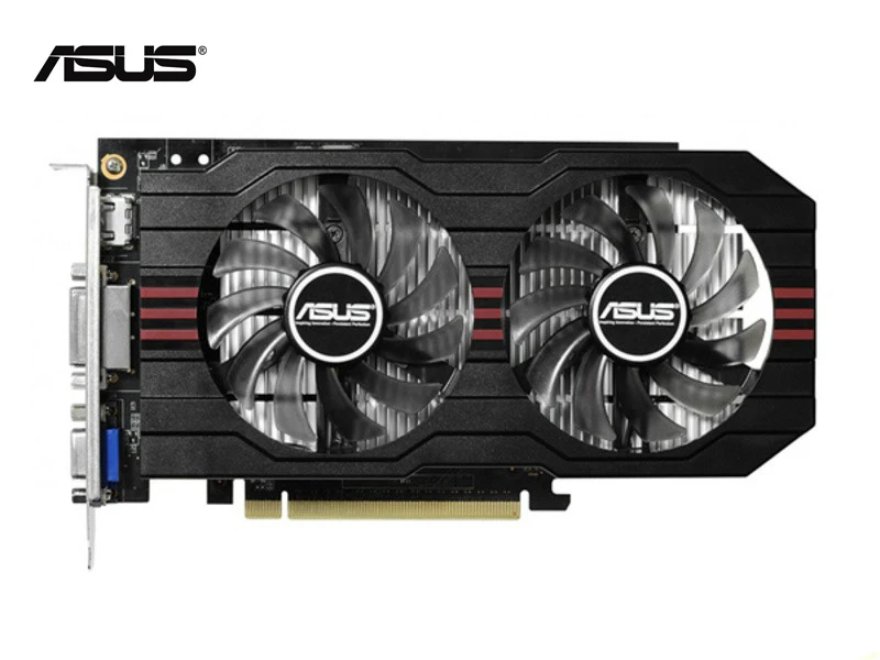 Б/у оригинальная Видеокарта ASUS GTX 750 2048 МБ/2 ГБ 128 бит GDDR5 100% Протестировано