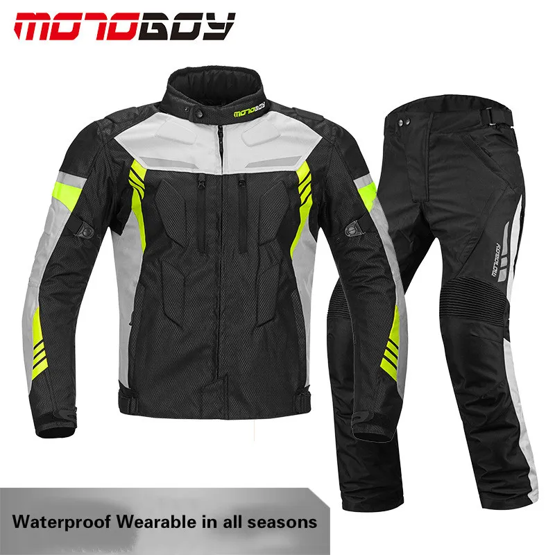 Мужской/мужской водонепроницаемый костюм MOTOBOY из Оксфордской ткани 600D с теплой