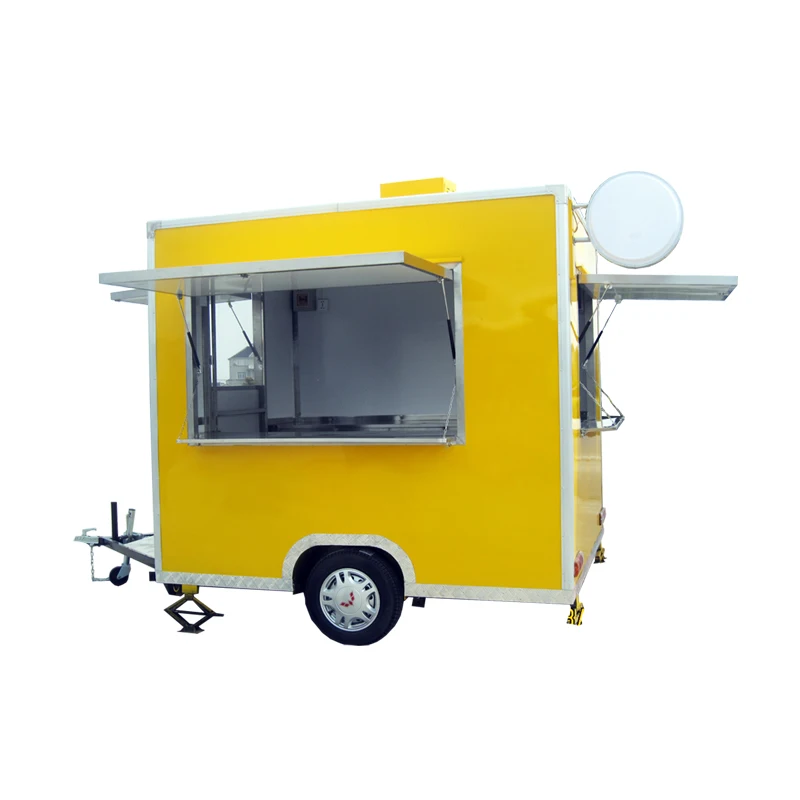 China airstream food truck small fast food mobile  kitchen  