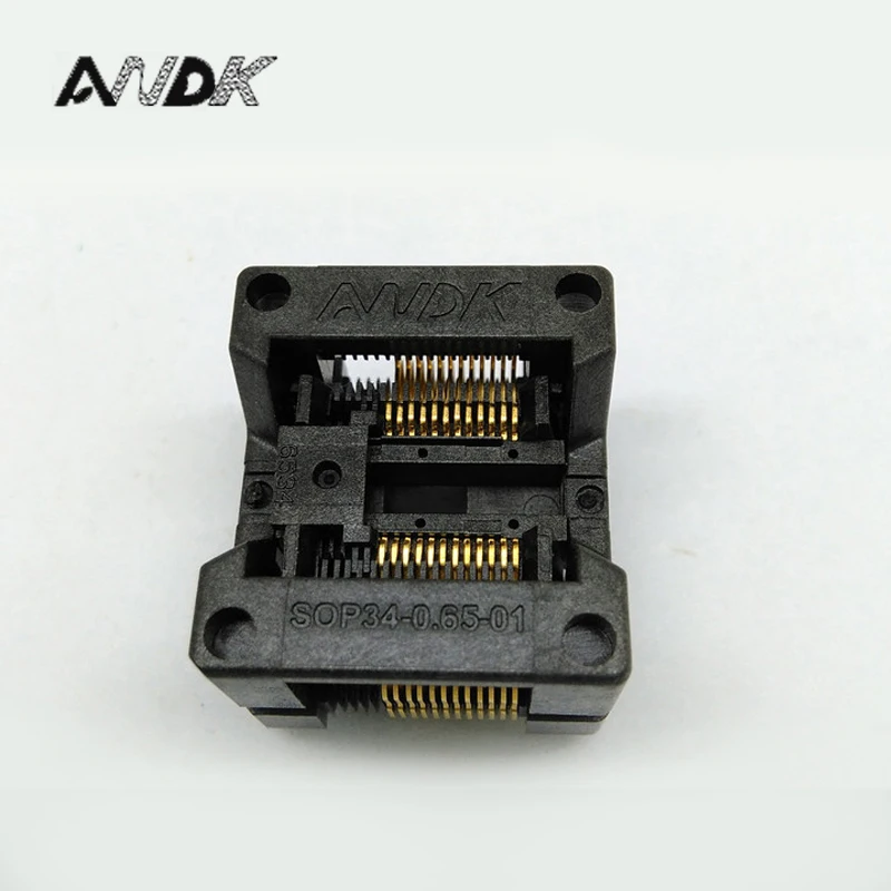 

SSOP24 TSSOP24 IC Test Socket OTS-34-0.65-01 Chip Burn in Socket Bounce Socket Adapter Wholesale Conversion Block Connector