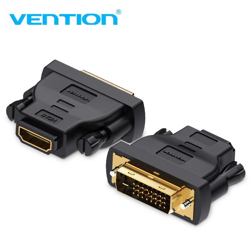 Адаптер Vention DVI HDMI конвертер в 24 + 1 штекер гнездо 1080P HDTV разъем для ПК PS3 проектора
