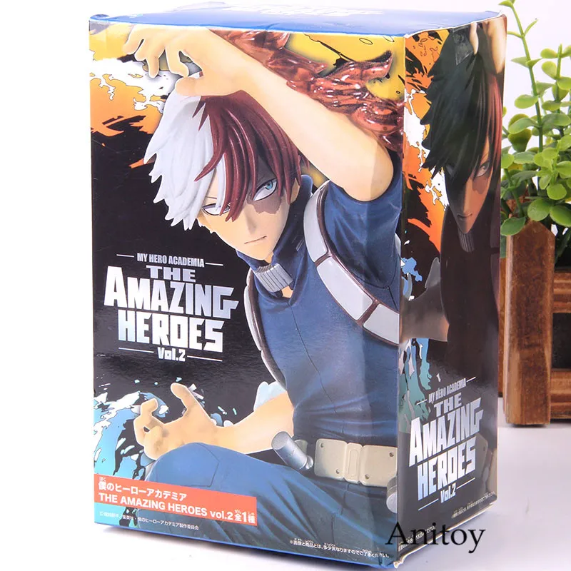 Нет аниме My Hero Academy Figure Action Todoroki Shoto ПВХ Коллекция Модель игрушки Удивительные герои Vol.2 подарок на день рождения