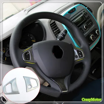 

2013-2018 For Renault Captur Kaptur Samsung QM3 Matte Inner Steering Wheel Trim Decorative Cover Frame