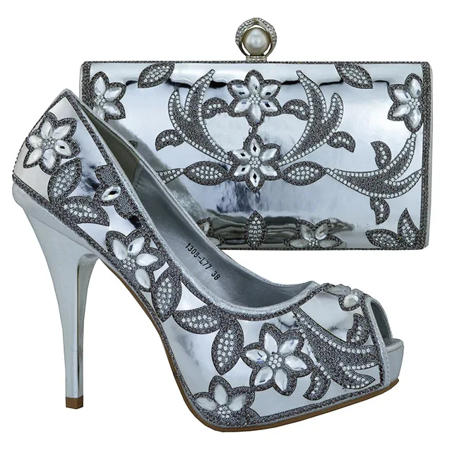 Tl77 2 Fancy Italy Type Of Matching Shoes And Bags African Women Fancy Italy Type Of Matching Shoes And Bags African Women High Heels