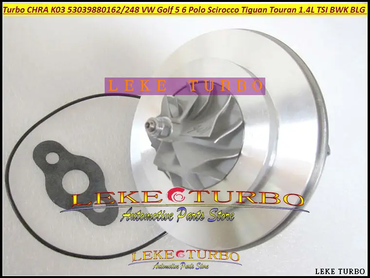 Turbocharger cartridge CHRA K03 53039880248 53039880162 For VW Golf 5 6 Polo Scirocco Tiguan Touran 1.4L TSI BWK BLG CAVB 170HP (5)