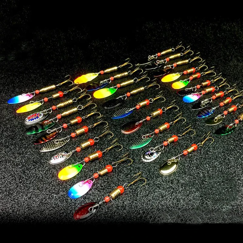 OUTKIT 10/30 pcs الاصطناعي المرقط ملعقة الصيد السحر طعوم دوراة مربع باس يتناول مجموعة متنوعة الكارب الصيد إغراء الطعوم بيكي OUTKIT 10/30 pcs الاصطناعي المرقط ملعقة الصيد السحر طعوم دوراة مربع باس يتناول مجموعة متنوعة الكارب الصيد إغراء الطعوم بيكي