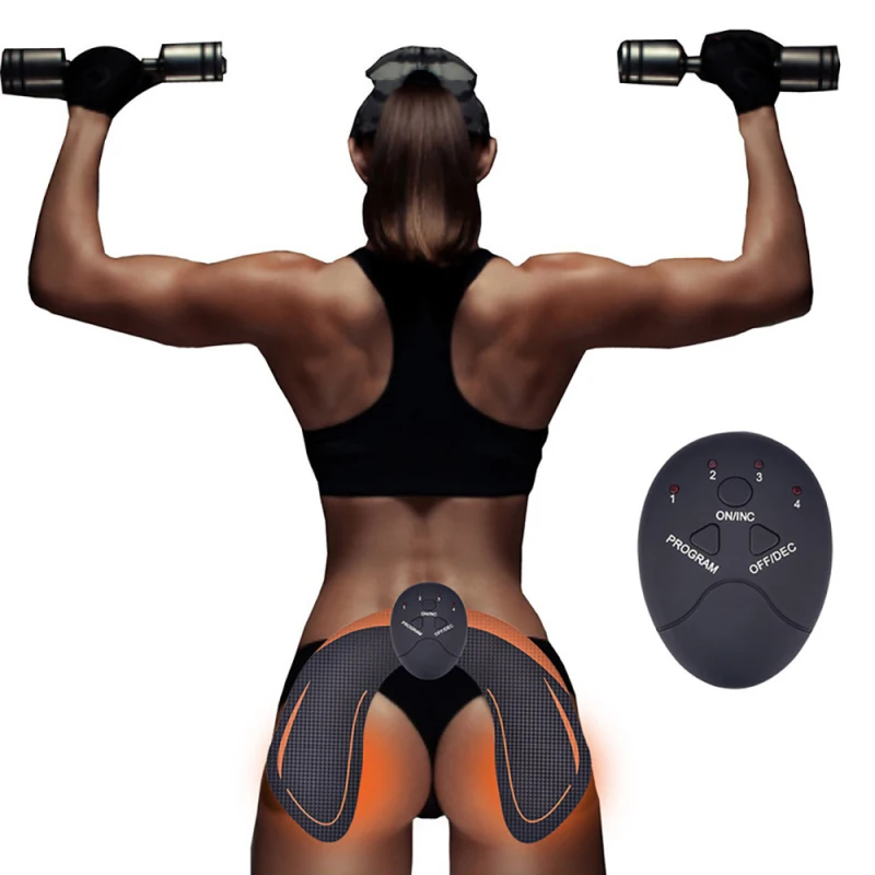 EMS Muscle Stimulator Wireless Hip Trainer Buttocks Butt Lifting Body Slimming Muscle Exerciser Training Device Body Massager-3