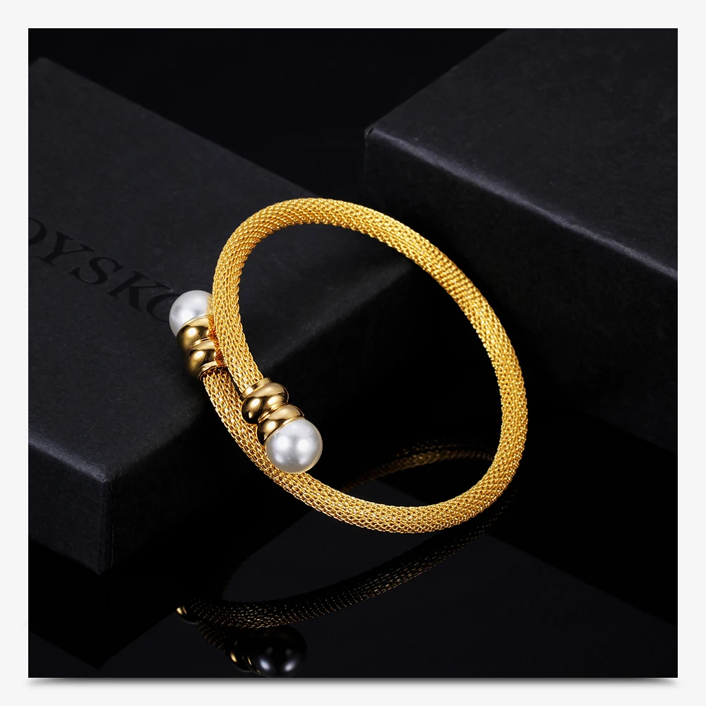 Новейший дизайн модные жемчужные браслеты женские ювелирные изделия, витая Цепочка браслеты в итальянском стиле жемчужные ювелирные изделия, Модный золотой браслет для женщин