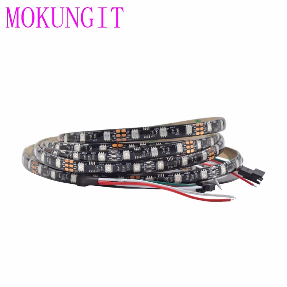 Mokungit 100M 20x5M WS2811 48LEDs/M Magic Dream Color 5050 RGB Addressable LED Flexible Strip Light 12V IP65 Waterproof White | Освещение