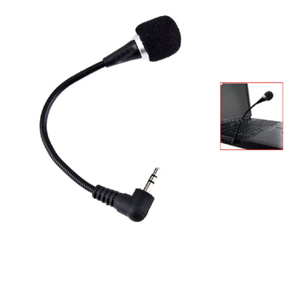Besegad Flexible Mini 3.5mm Jack Plug Wired Audio Microphone Mikrofon
