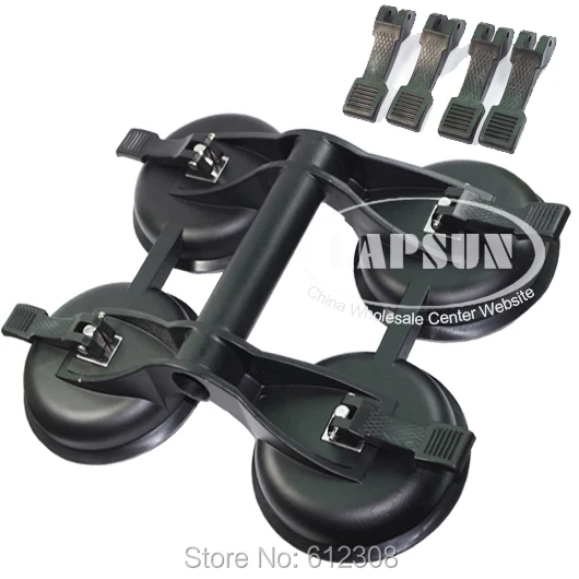 

300kg 4 in 1 QUAD Large Forces Suction Cup Big Hand Dent Remover Sucker Aluminum Puller Car Glass Lifter Holder Metal Pad BT-H4