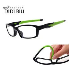 DIDI TR90 титановые очки, противовзрывные Повседневные очки, прямоугольные силиконовые прозрачные очки для глаз, оптические очки для близорукости, оправа U528