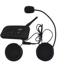 Intercom Motocicleta-Headsets 6-Riders 1200M Vnetphone V6 Full Duplex Bluetooth 