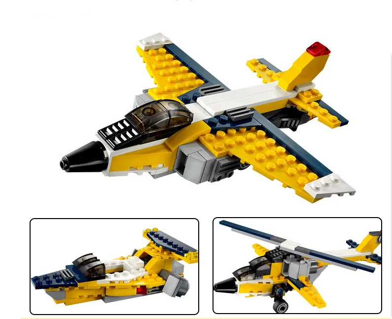 Вилла Architecte 3 dans 1 Createur Super Soarer Blocs de Construction Briques Modele Enfants Jouets Marvel совместимый 6912|enfants