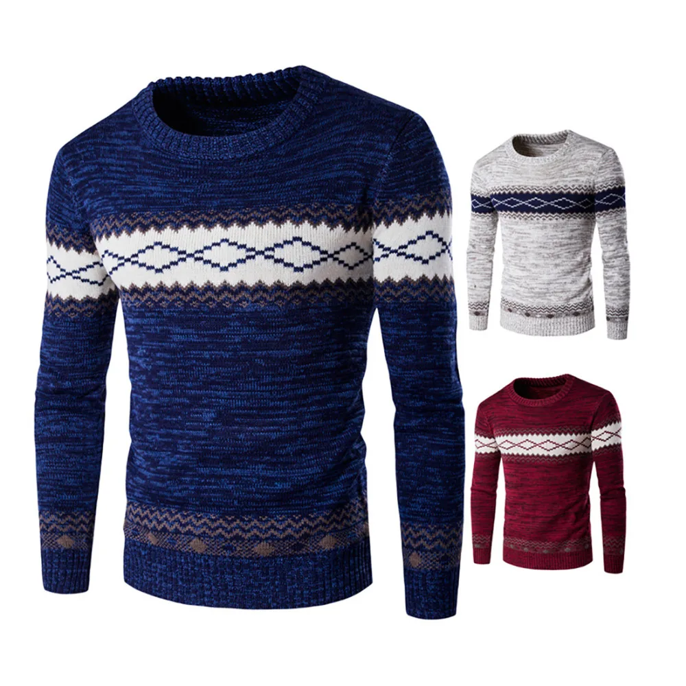 New Brand Fashion Autumn Mens Sweaters High Quality Christmas Sweater Dress Cusual Male