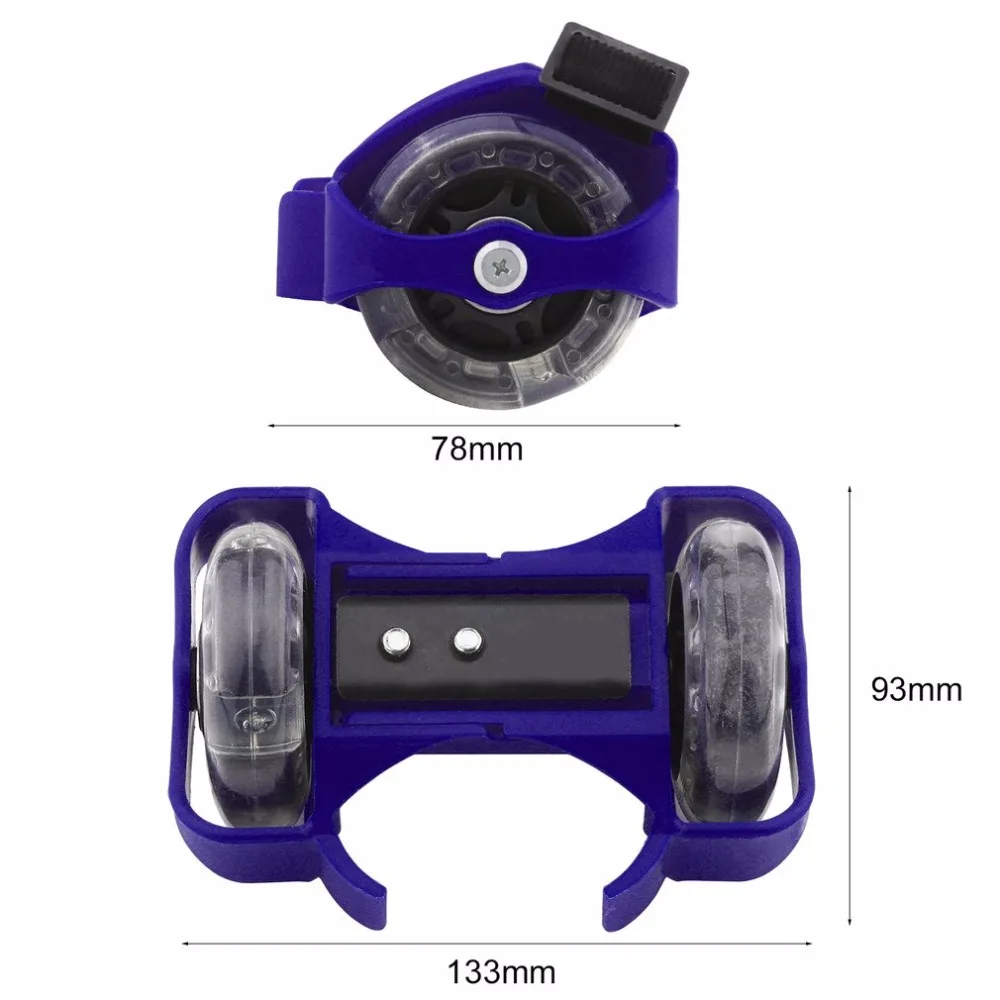 Blue/Black Flashing Roller Skating Shoes Small Whirlwind Pulley Flash Wheel Roller Skates Sports Rollerskate Shoes for Kids Hot