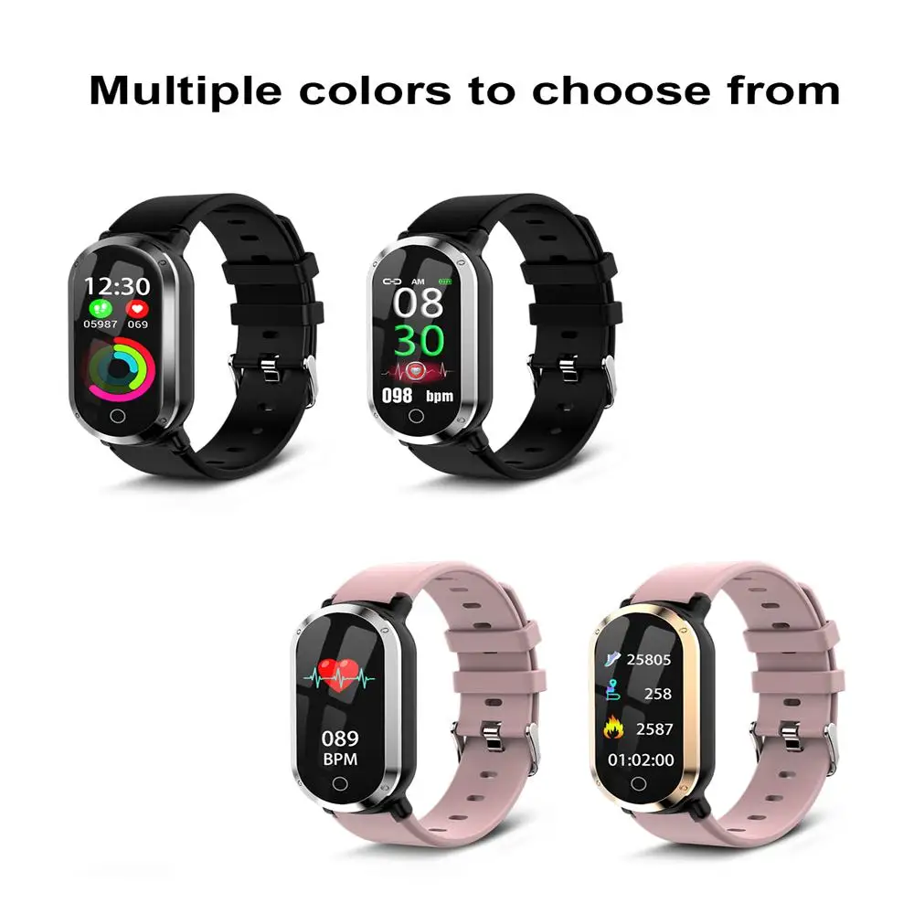 

Timethinker Waterproof Smart Bracelet T1 Fitness Tracker Bluetooth Smartwatch Step Pedometer Blood Pressure Heart Rate Monitor