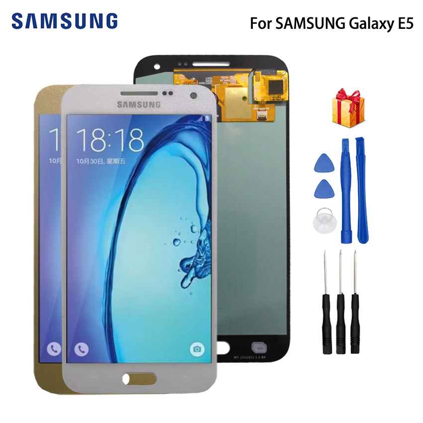 

AMOLED LCD for SAMSUNG Galaxy E5 LCD Display Touch Screen Digitizer For Galaxy E5 E500 E500M E500F E500H Screen LCD Display