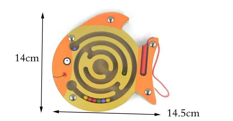 Новинка 1 шт. Деревянные Головоломки Магнитные Игрушки-лабиринты детские деревянные животные раннего обучения игрушки интеллектуальная игра для детей подарок