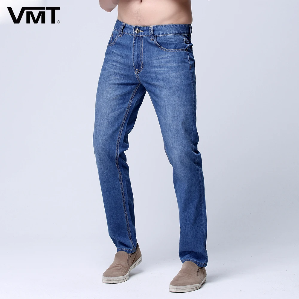 

Promotion Limited Men's 2019 business thin jeans summer hot sale slim straight leg 40 42 size S6CJ015