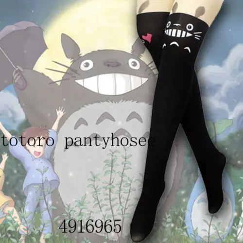 

OHCOMICS Hot Anime My Neighbor Totoro Pantyhose Nylon Kawaii Cosplay Costume Comic Stocking Tights High Hose Socks Mori Girl