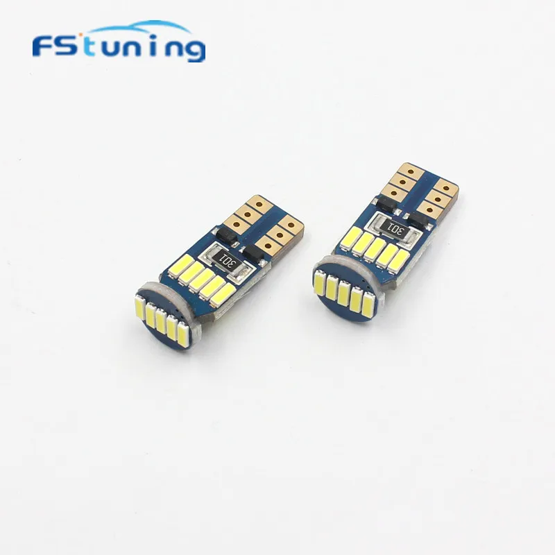 

FStuning T10 led light for led signal light 15smd 12V Canbus T10 w5w 168 194 led light bulb car led reading light interior lamps