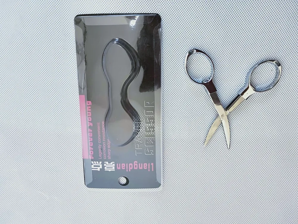 Folding Stainless Steel Scissors Keychain Fishing Scissor Cutter Camping Accessories | Спорт и развлечения
