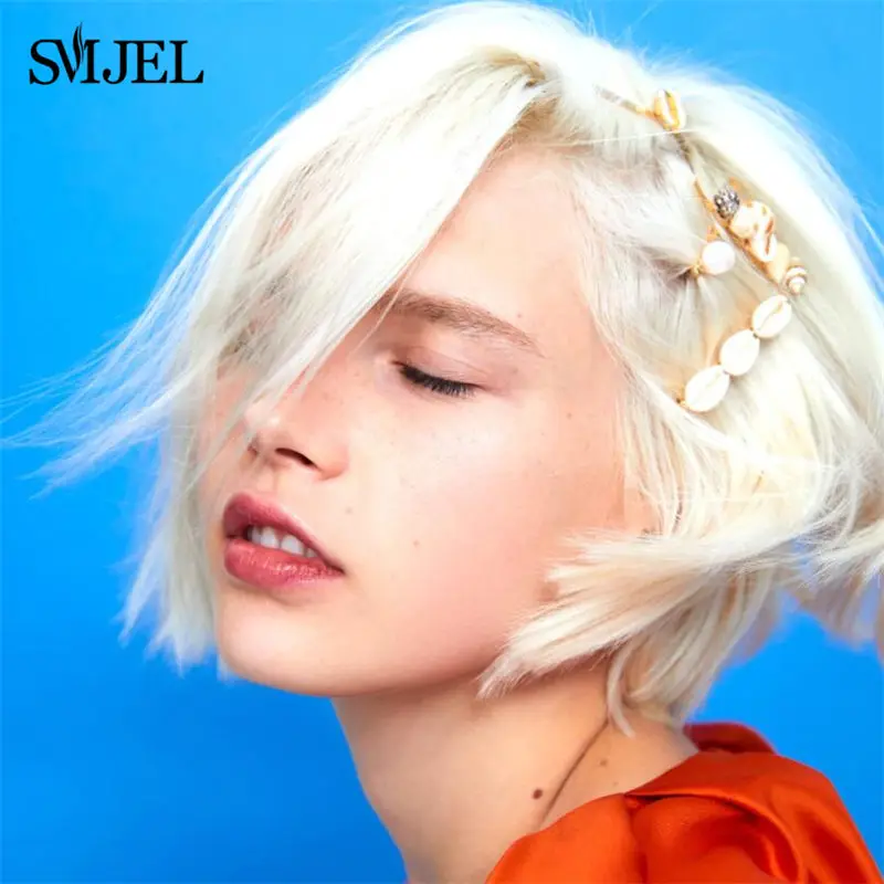 

SMJEL Mix Cute Colorful Starfish Shell Hair Clips Children Hairpin Barrettes Headwear Fashion Hair Jewelry Women Accessories
