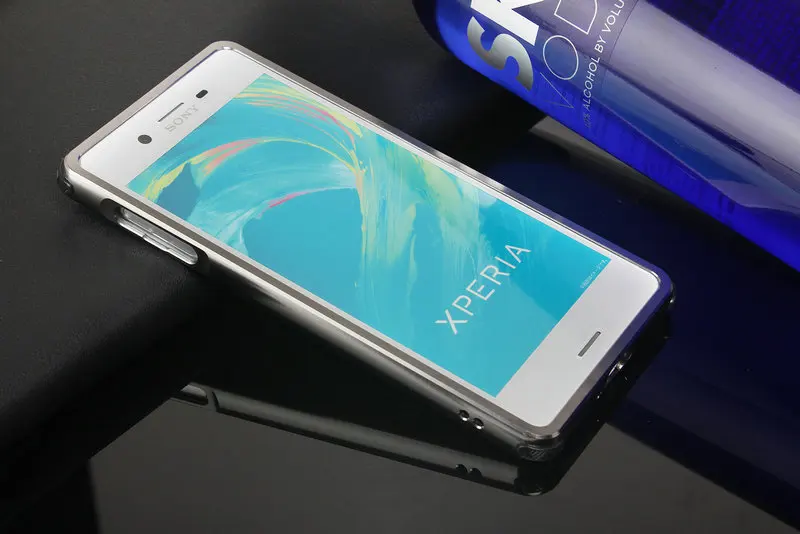 Роскошный Матовый металлический каркас бампер для sony Xperia X Performance F8131 F8132 противоударный чехол