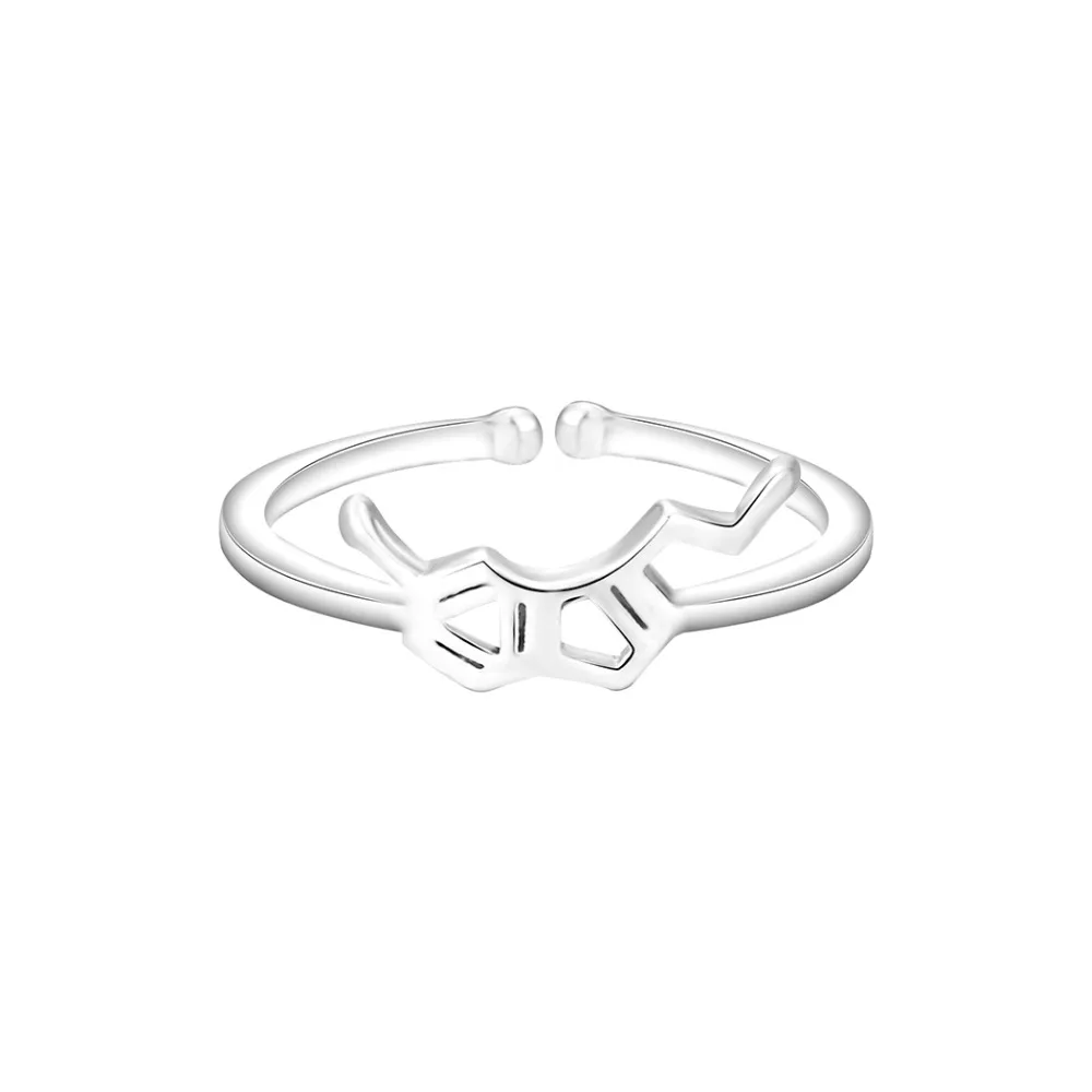 QIAMNI-Trendy-Geometric-Polygon-Serotonin-Molecule-Chemistry-Dopamine-Open-Finger-Ring-Women-Love-Christmas-Birthday-Gift (1)