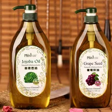 Масло жожоба миндаля сладких зародышей пшеницы виноградных косточек шиповника имбиря оливковое Массажная смесь масел для оборудования салона красоты 750 мл