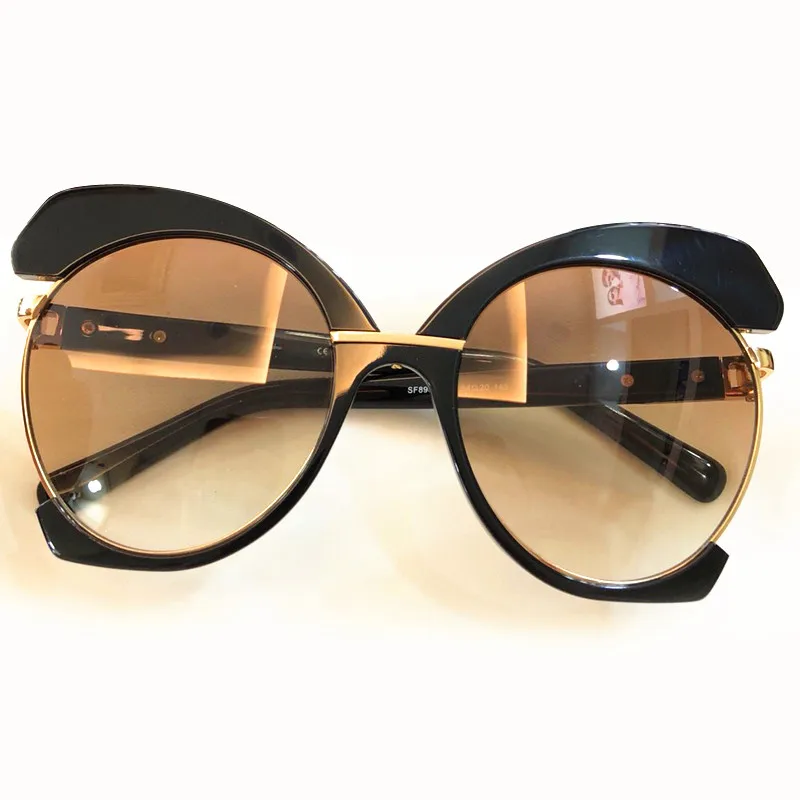 Feminino 5 Für Original 4 Eye no Cat No Männer Sol Marke no no 2 Oculos Box 1 Frauen no 3 De no Sonnenbrille Mit Shades Spiegel Rahmen Objektiv Acetat Luxus 6 Uv400 nCHp66