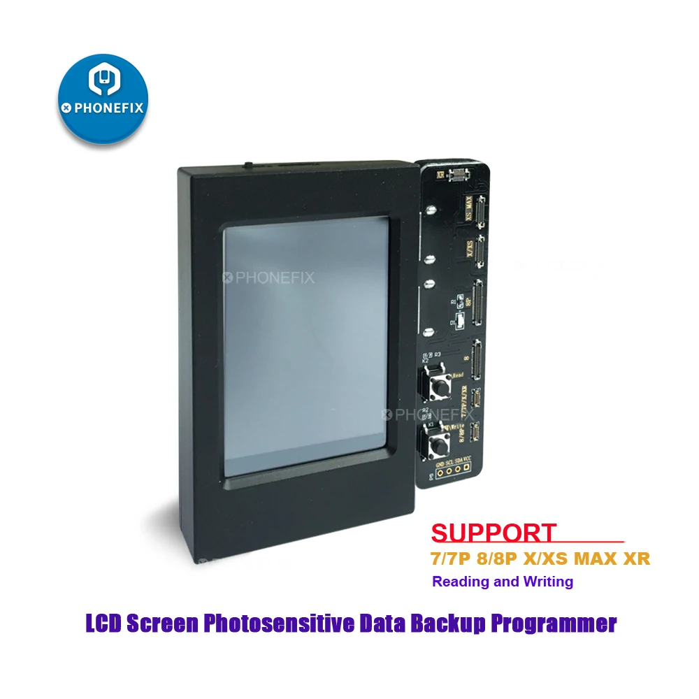 

LCD Screen Photosensitive Data Backup Programmer for iPhone 8 8P X XS MAX XR LCD Screen Ambient Light Sensor Read Write Tool