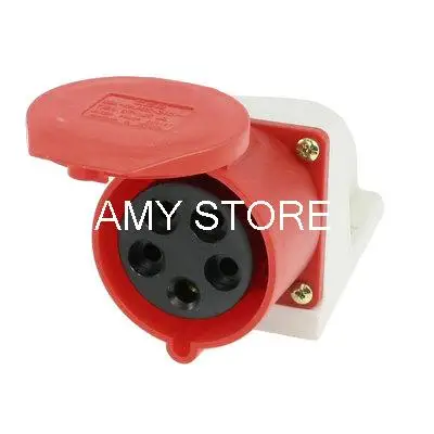 AC 380-415 V 32A 4 P+ E IEC309-2 промышленный панельный разъем