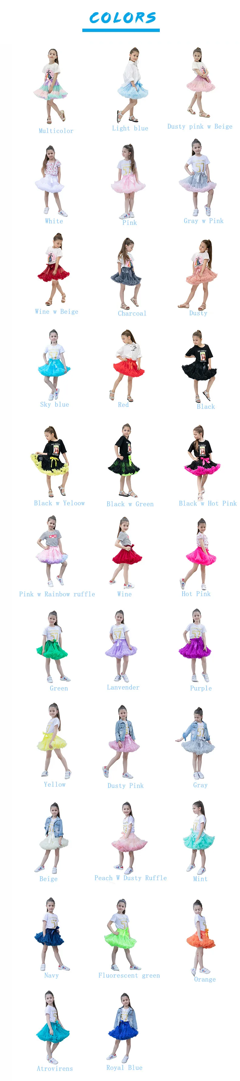 Юбка для девочек; очень пышная детская юбка; ярко-розовая и Черная мягкая балетная юбка-пачка; детская Пышная юбка-американка;