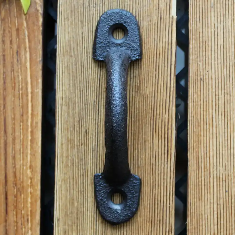 European Vintage Antique Black Home Decor Cast Iron Cabinet Pulls