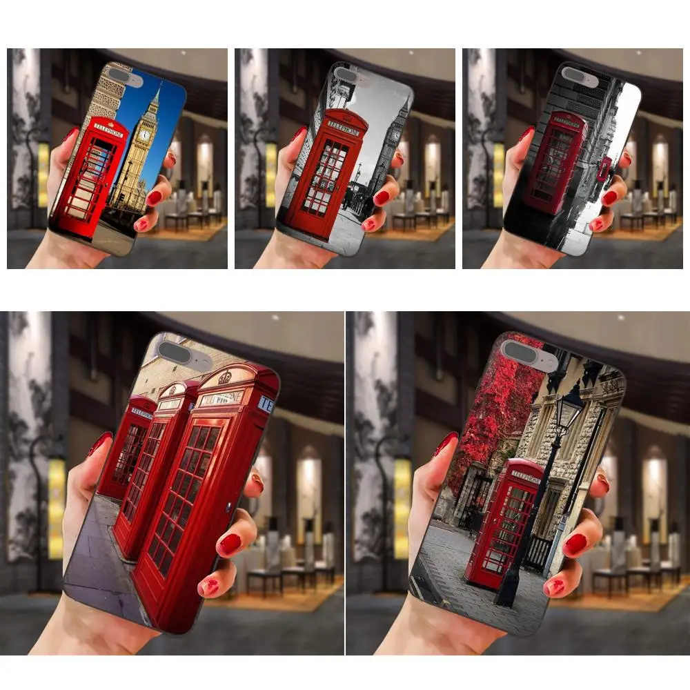 

Classic British London Red Telephone Box And Big Ben For Xiaomi Redmi Note 2 3 4 4A 4X 5 5A 6 6A 7 Go Plus Pro S2 Y2