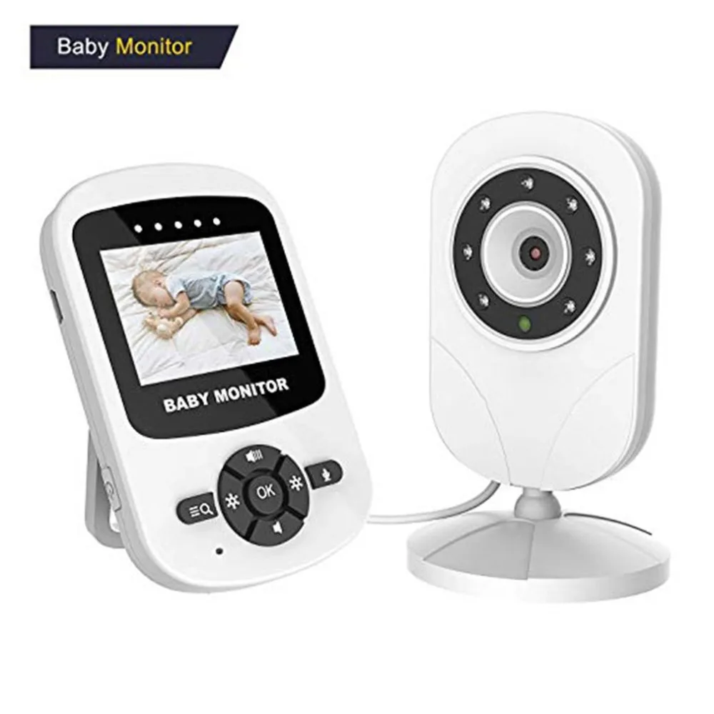 Video Baby Monitor with Camera 1080P Digital 2.4Ghz Wireless Video Monitor with Temperature Detector