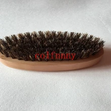 500 шт./лот Быстрая пользовательские борода деревянный Кисточки кабан щетины Кисточки