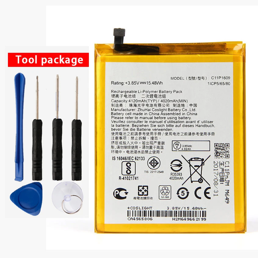 

Original High Capacity C11P1609 Battery For ASUS Zenfone3 max 5.5" ZC553KL X00DDA Zenfone 4 max 5.2" ZC520KL X00HD 4020mAh