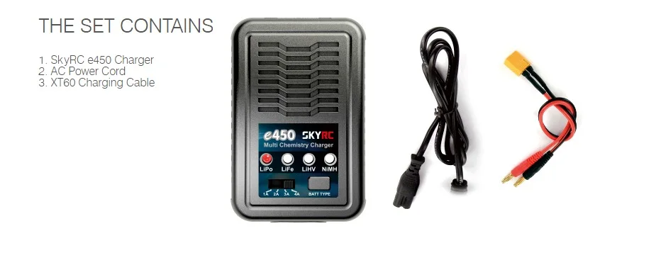 Deligreen SKYRC e450 мульти химический баланс зарядное устройство 2S 3S 4SLiPo LiFe LiHV 6S до 8S NiMH батарея баланс зарядное устройство AC 110 V-240 V
