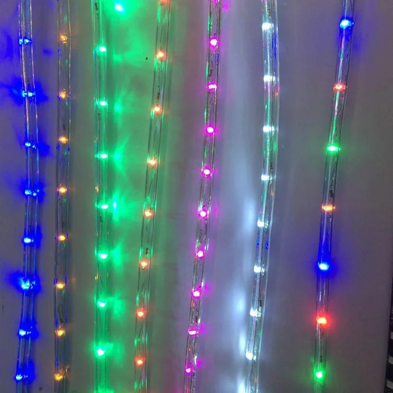 Светодиодная УФ-лампа, круглая, вторая линия, праздничная, Рождественская Светодиодная лента, гибкая, водонепроницаемая, 220 В, штепсельная вилка ЕС