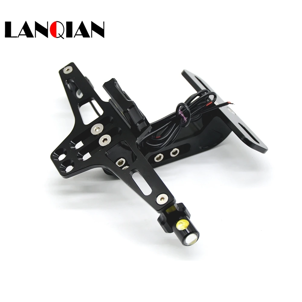 

Motorcycle License Plate Bracket turn sigals For yamaha fz1 fazer fz6r fz8 xj6 fz6 mt-09 FZ-09 mt07 mt-07 XT660R XT660X