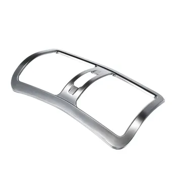 

for Benz W212 E Class 2013-2015 Matt Chrome Armrest Box Rear Air Vent Cover Trim ABS with Tape Interior Upgrades Waterproof