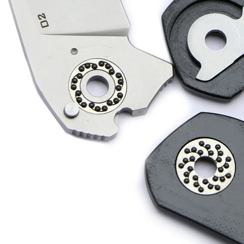 DICORIA Флиппер F111 D2 лезвие Сталь titanium + G10 ручка складной нож Открытый Отдых Охота