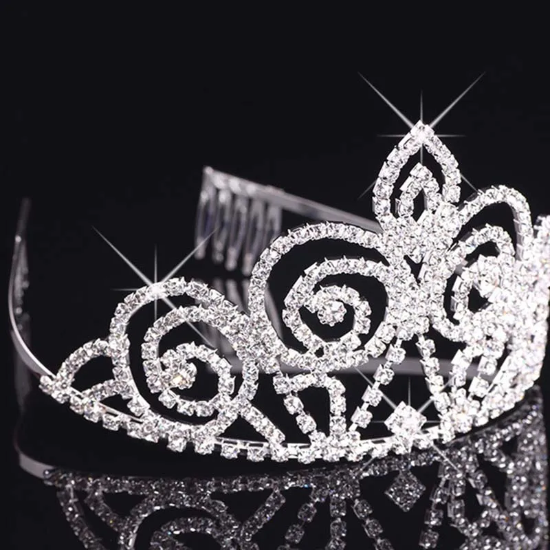 Свадебная диадема, корона, большой головной убор, принцесса, свадебная диадема, корона для торжеств, украшение на голову, украшения для волос, аксессуары