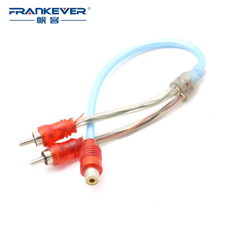 Аудиокабель Frankever 1 RCA мама к 2 папа 2RCA Y разветвитель Кабель для усилителя